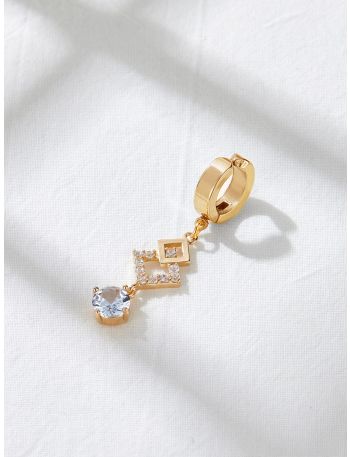 18K Gold Plated Zircon Charm Navel Belly Ring